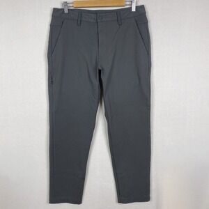 BYLT Mens Size Large (Fits 33x26.5) Charcoal Grey Everyday Pant 2.0